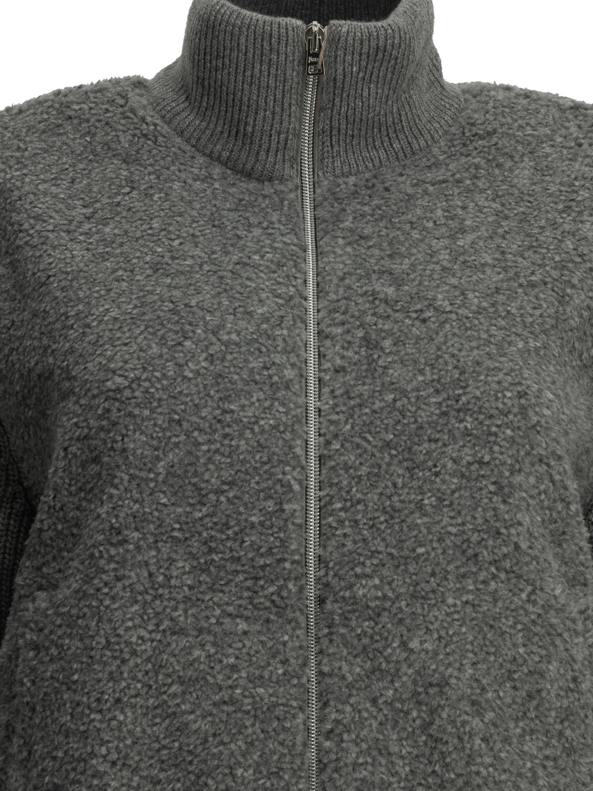 Herno Pure wool zip-up sweater - Grey