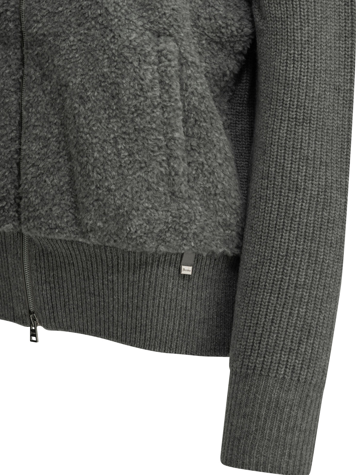Herno Pure wool zip-up sweater - Grey