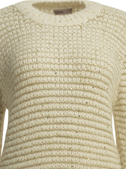 Herno "Resort" Crew-Neck Sweater - White