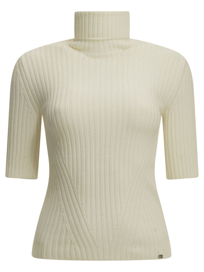 Herno Wool Turtleneck Sweater - White