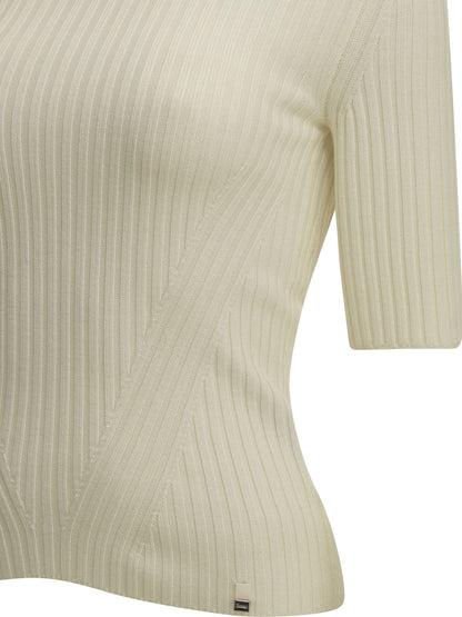 Herno Wool Turtleneck Sweater - White