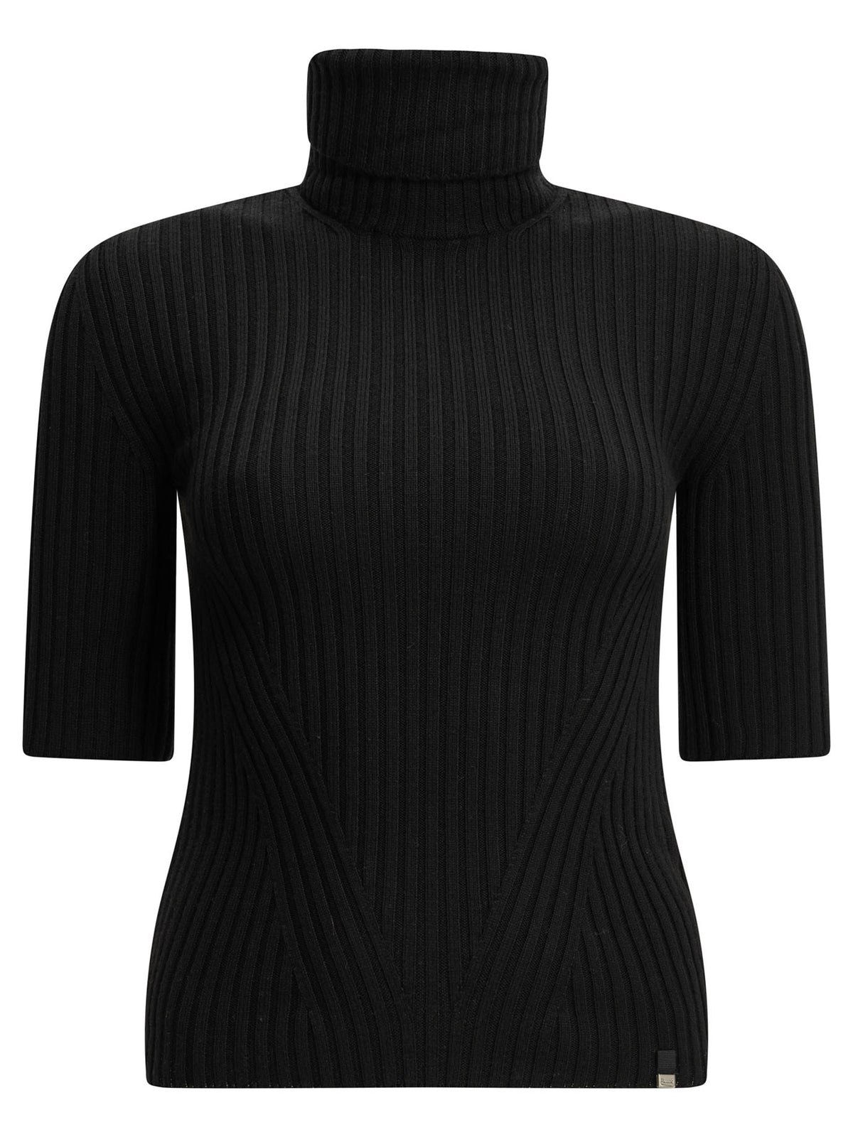 Herno Wool Turtleneck Sweater - Black