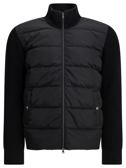 Herno Padded wool cardigan - Blue