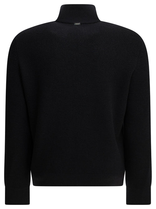 Herno Padded wool cardigan - Blue