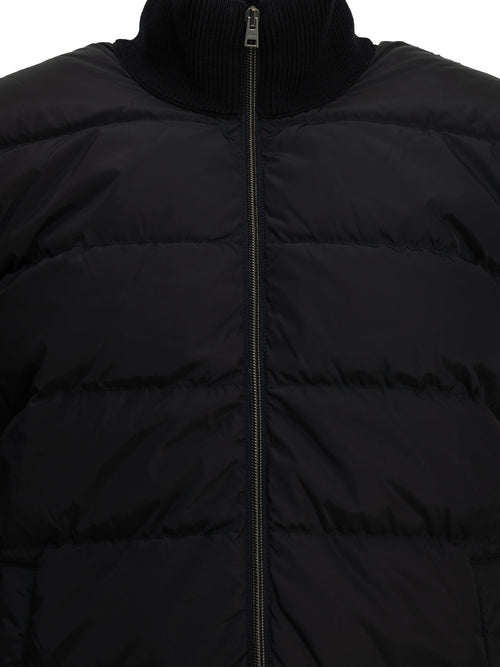 Herno Padded wool cardigan - Blue