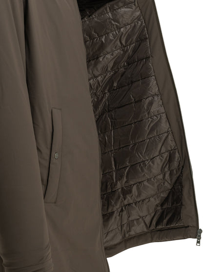 Herno "Resort" Long Down Jacket - Brown