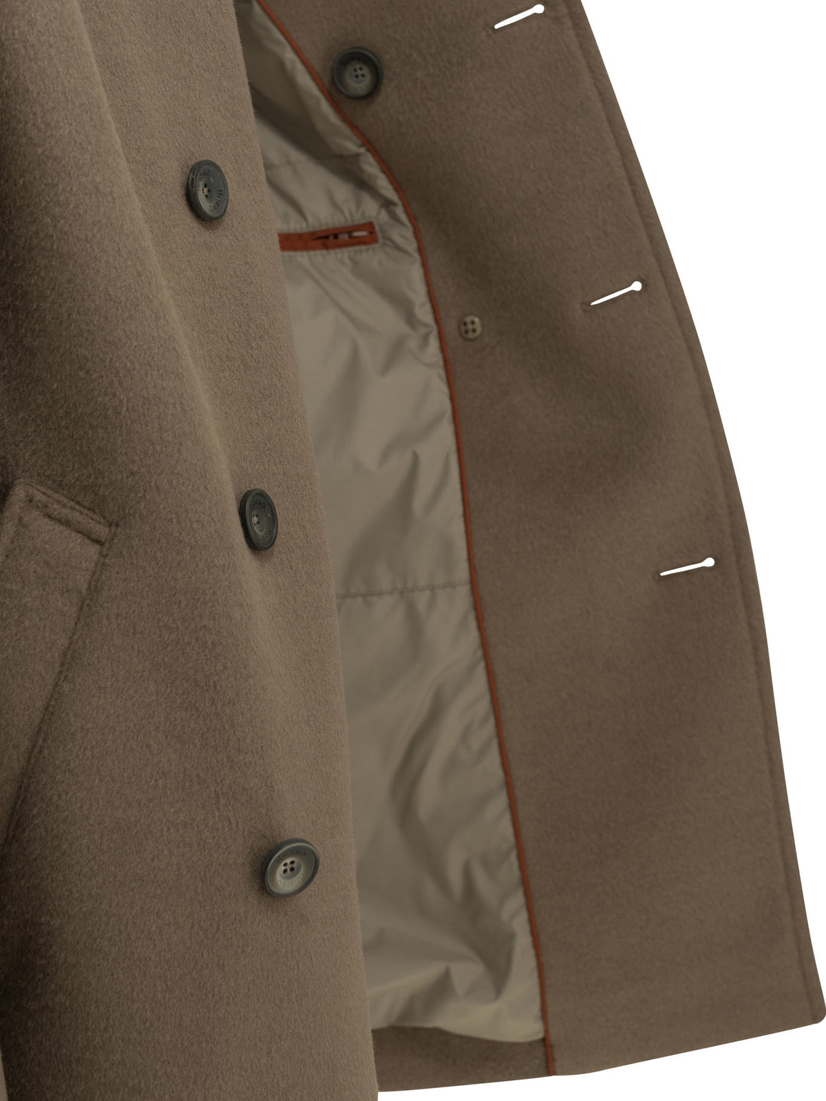 Herno "Peacoat Resort" Short Coat - Brown