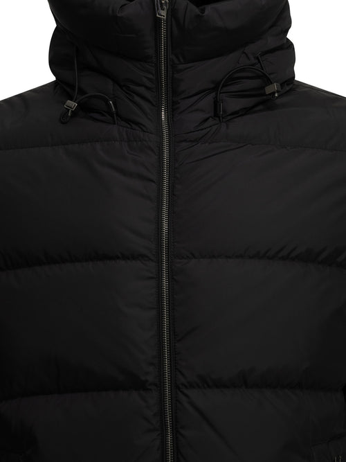 Herno Short nylon down jacket - Black