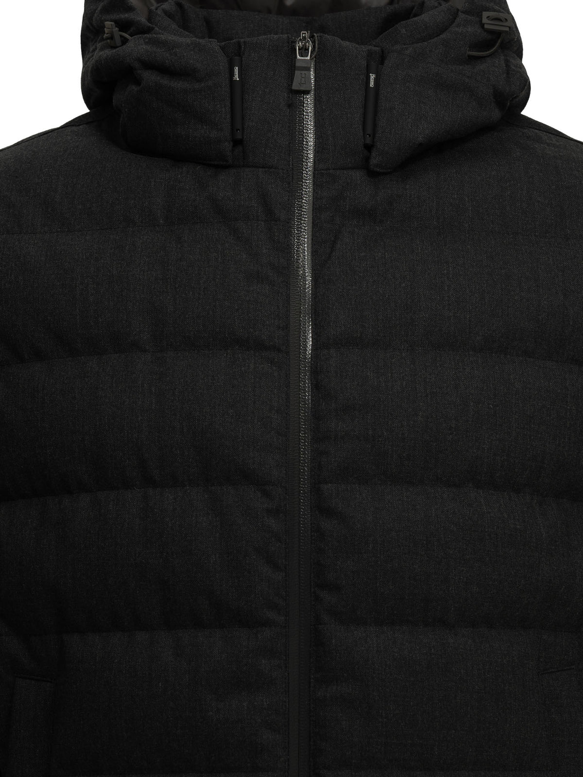 Herno Short flannel down jacket - Grey