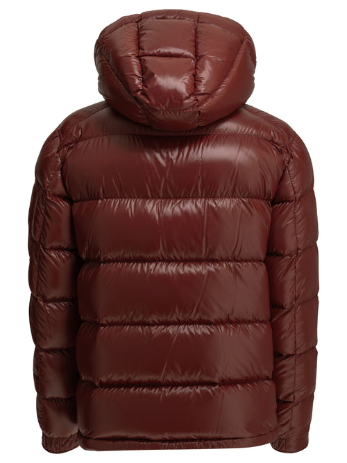 Herno Short down jacket with logo - Red