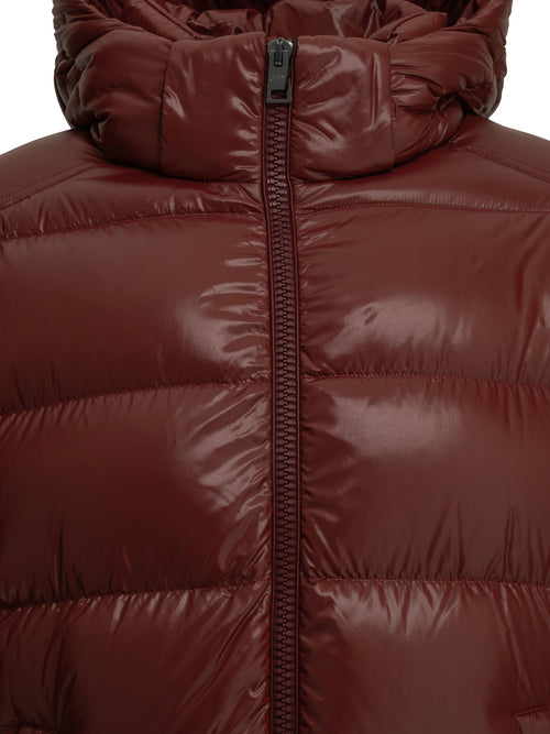 Herno Short down jacket with logo - Red