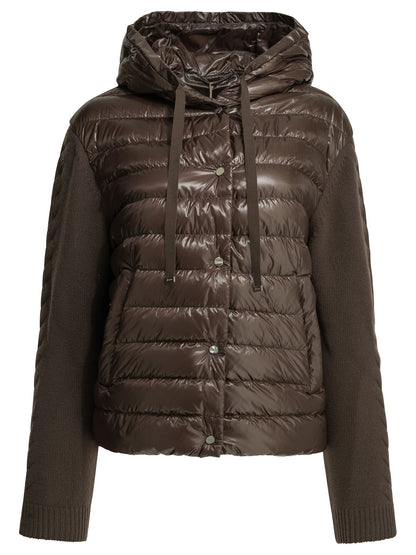 Herno "Resort" Short Down Jacket - Brown