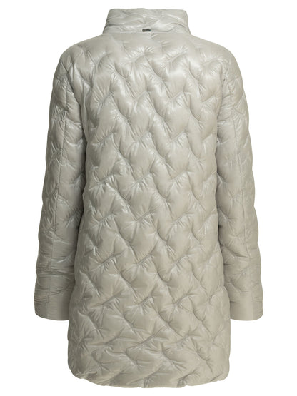 Herno "Resort" Long Down Jacket - Grey