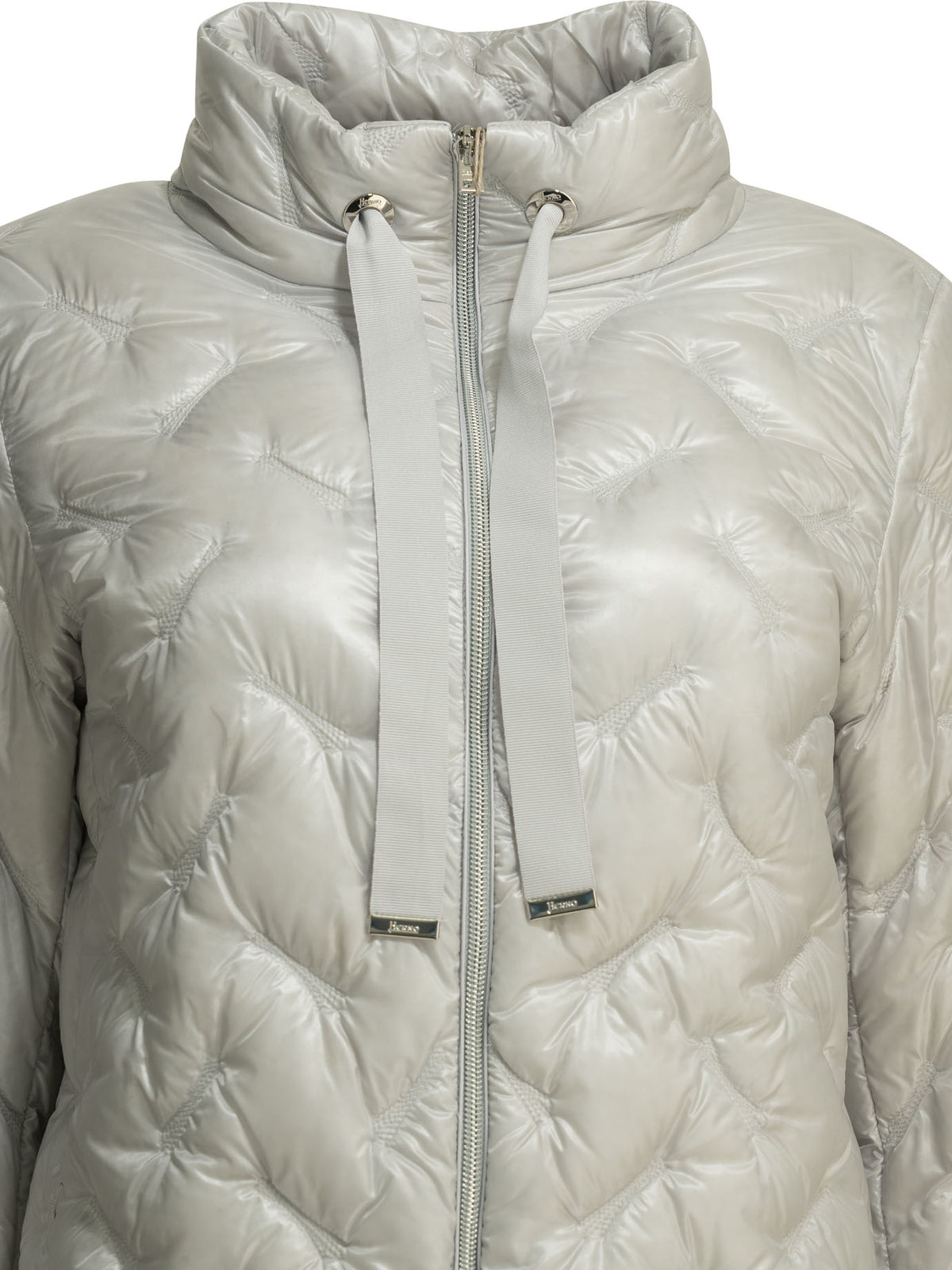Herno "Resort" Long Down Jacket - Grey
