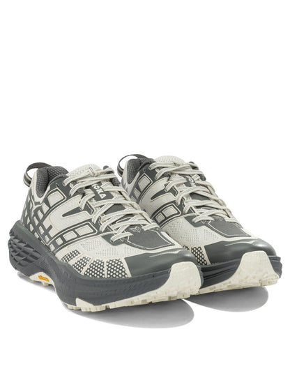 Hoka "Speedgoat 2" Low-Top Sneakers - Grey