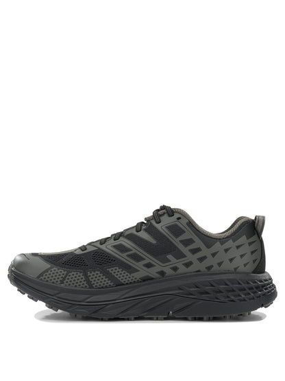 Hoka "Speedgoat 2" Low-Top Sneakers - Black