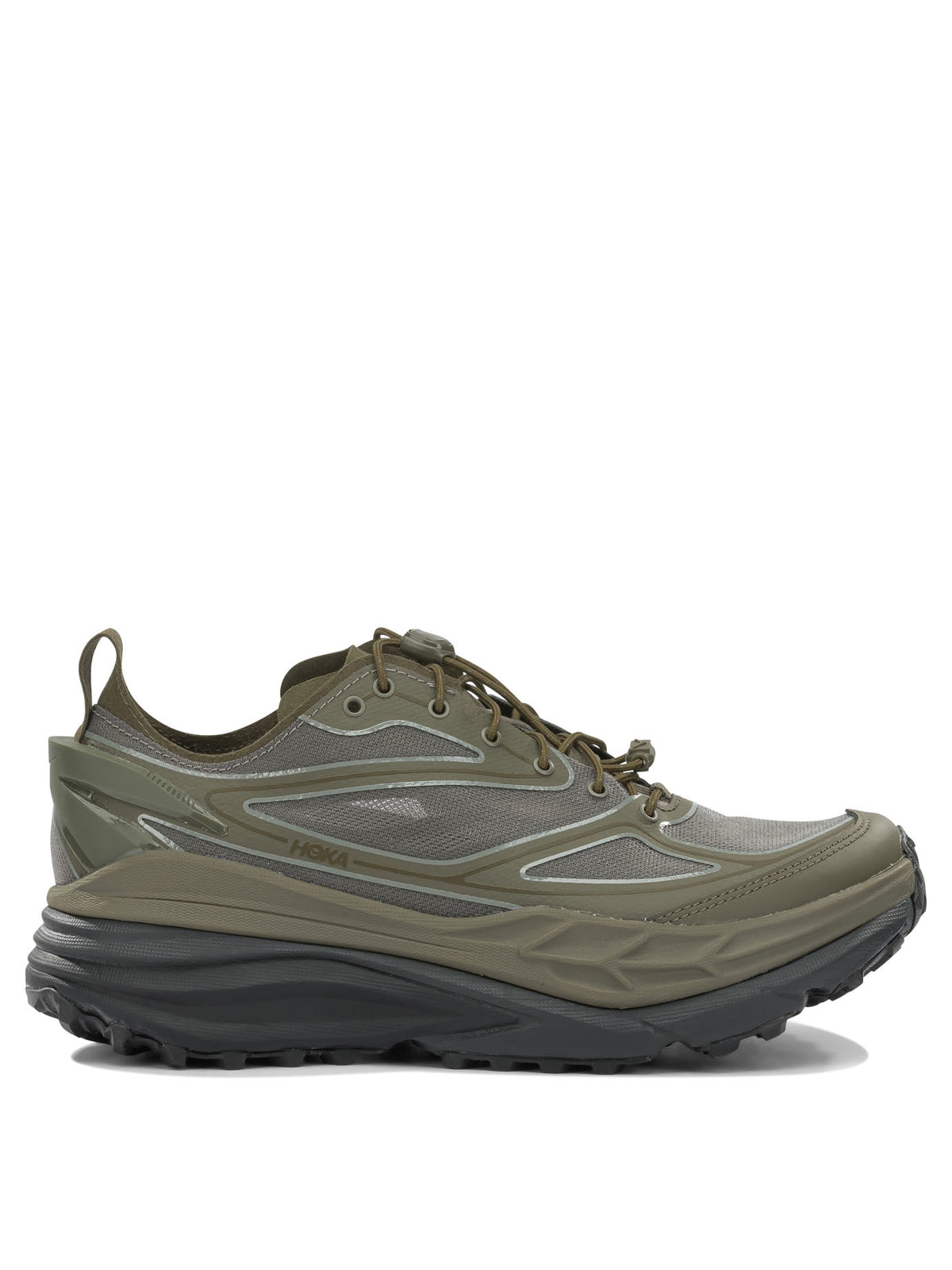 Hoka "Stinson One7" Low-Top Sneakers - Green