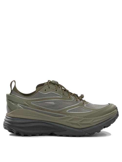 Hoka "Stinson One7" Low-Top Sneakers - Green