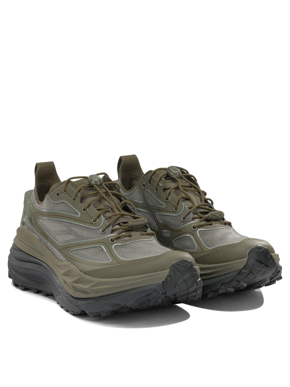 Hoka "Stinson One7" Low-Top Sneakers - Green