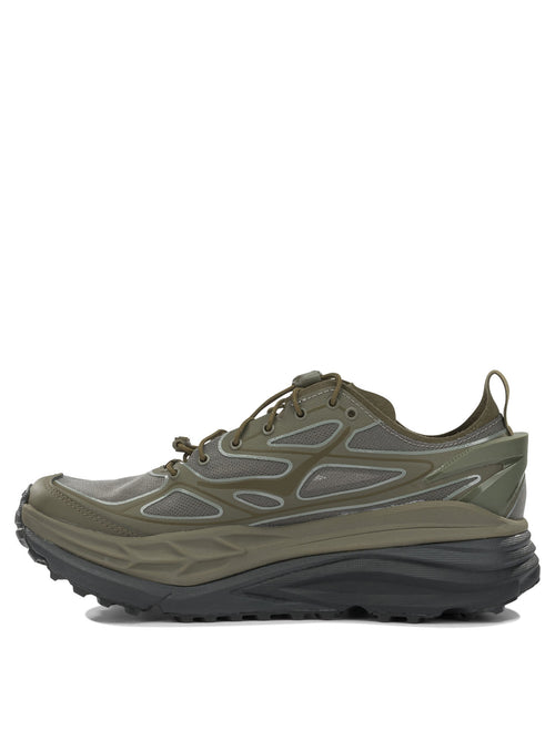 Hoka "Stinson One7" Low-Top Sneakers - Green