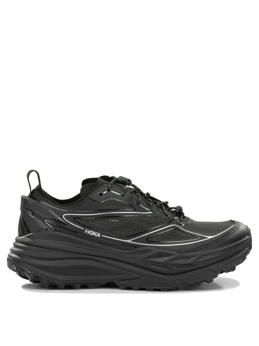 Hoka "Stinson One7" Low-Top Sneakers - Black