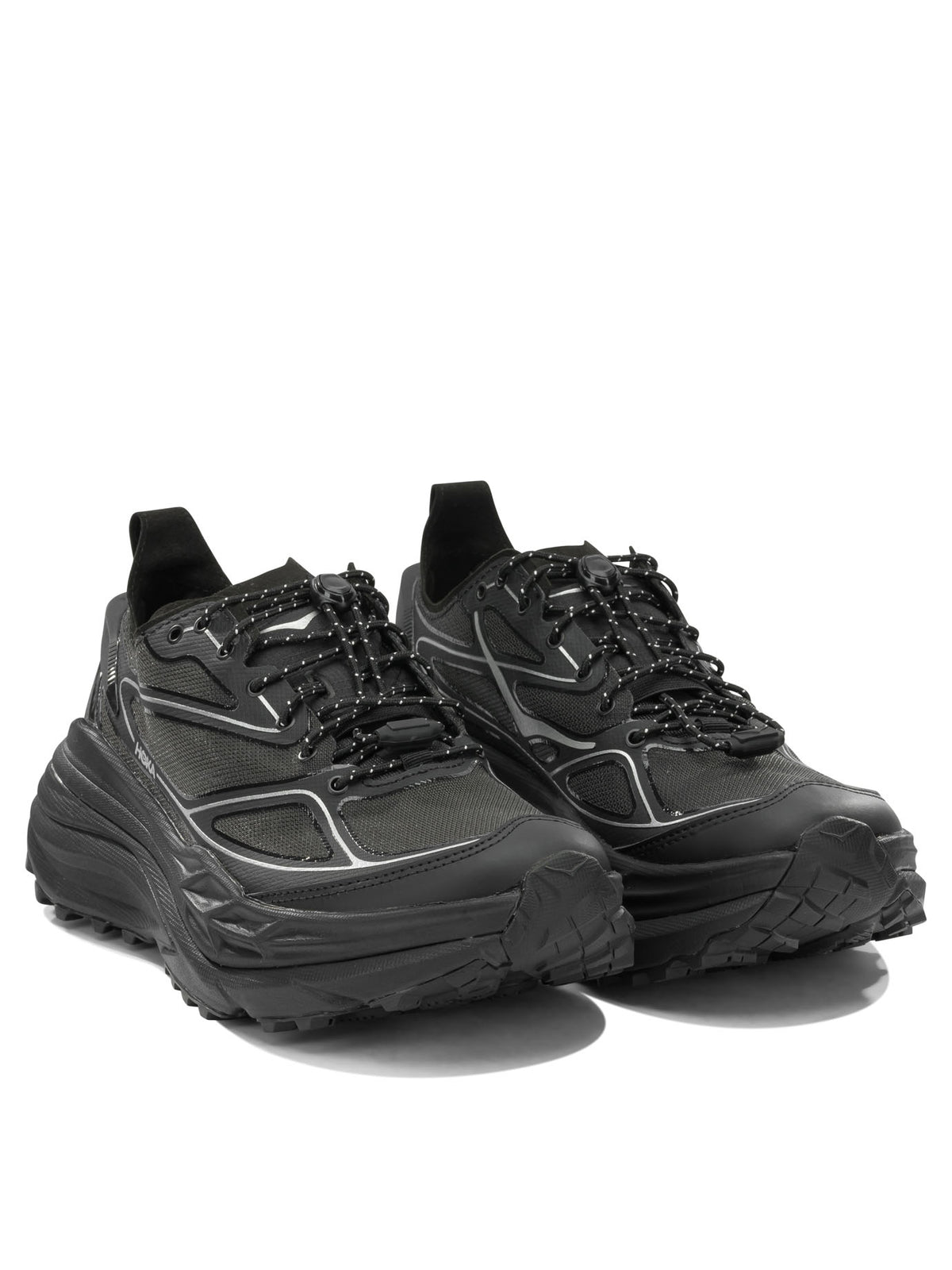 Hoka "Stinson One7" Low-Top Sneakers - Black