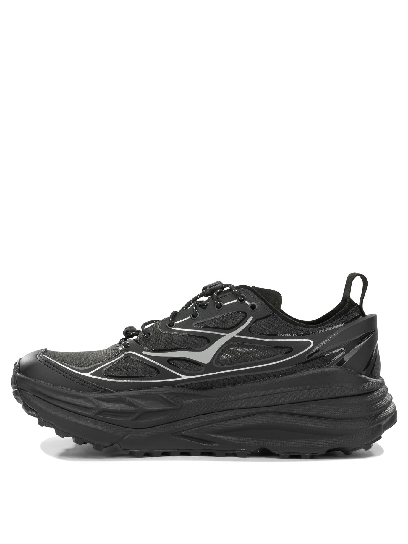 Hoka "Stinson One7" Low-Top Sneakers - Black