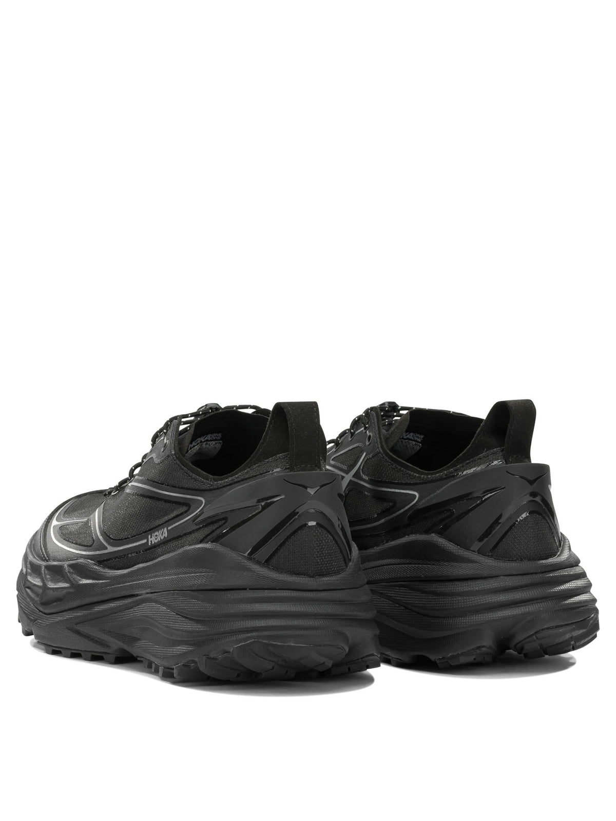 Hoka "Stinson One7" Low-Top Sneakers - Black