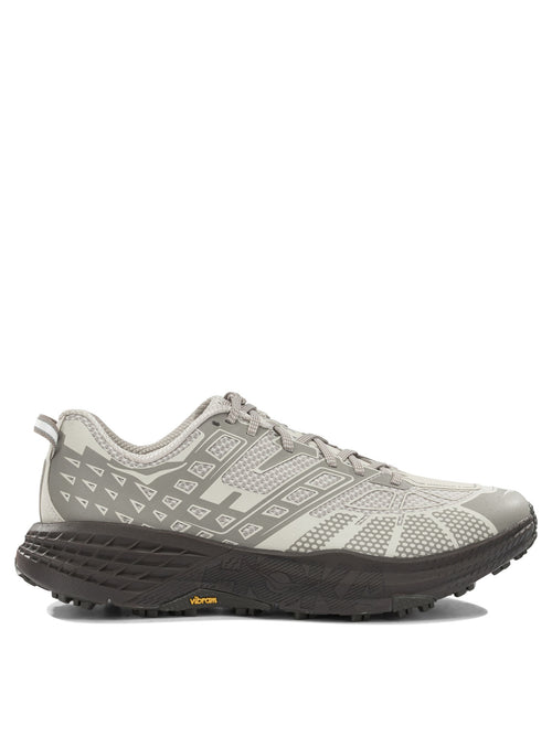 Hoka "Stealth/Tech Speedgoat 2" Low-Top Sneakers - Grey