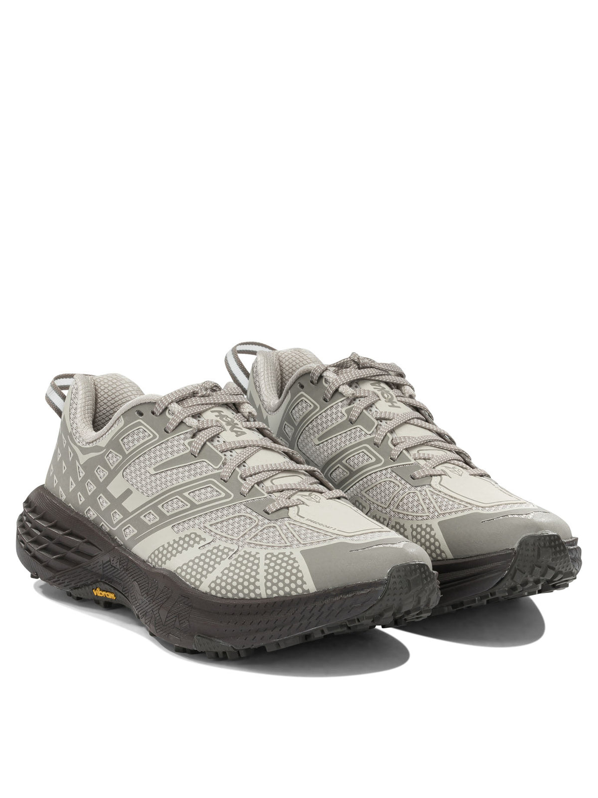 Hoka "Stealth/Tech Speedgoat 2" Low-Top Sneakers - Grey