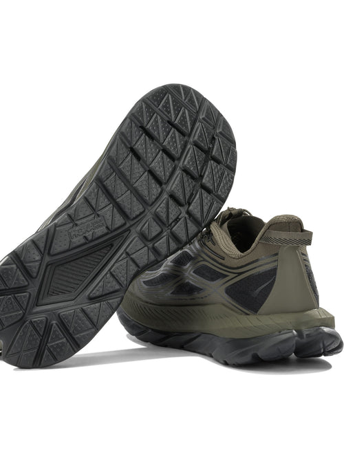 Hoka "Mach Remastered" Low-Top Sneakers - Green