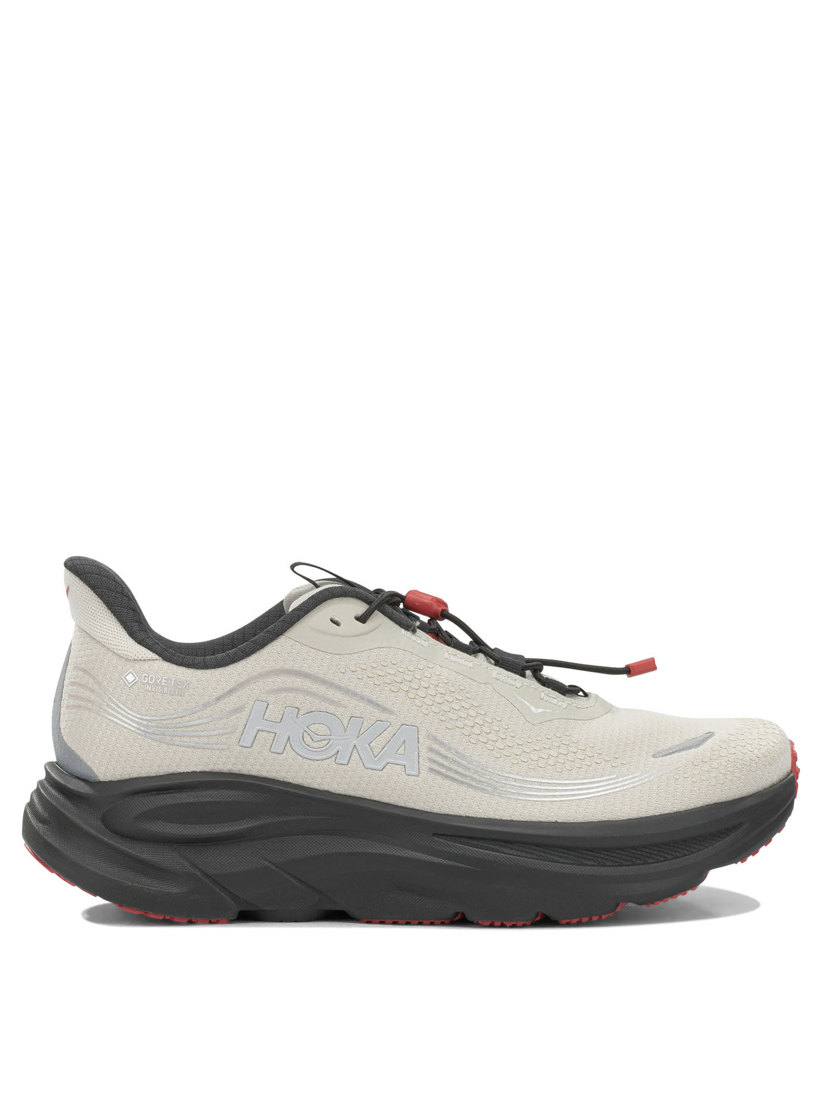 Hoka "Clifton 11 GTX" Low-Top Sneakers - Grey