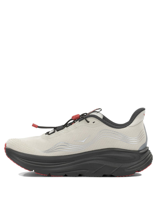 Hoka "Clifton 11 GTX" Low-Top Sneakers - Grey