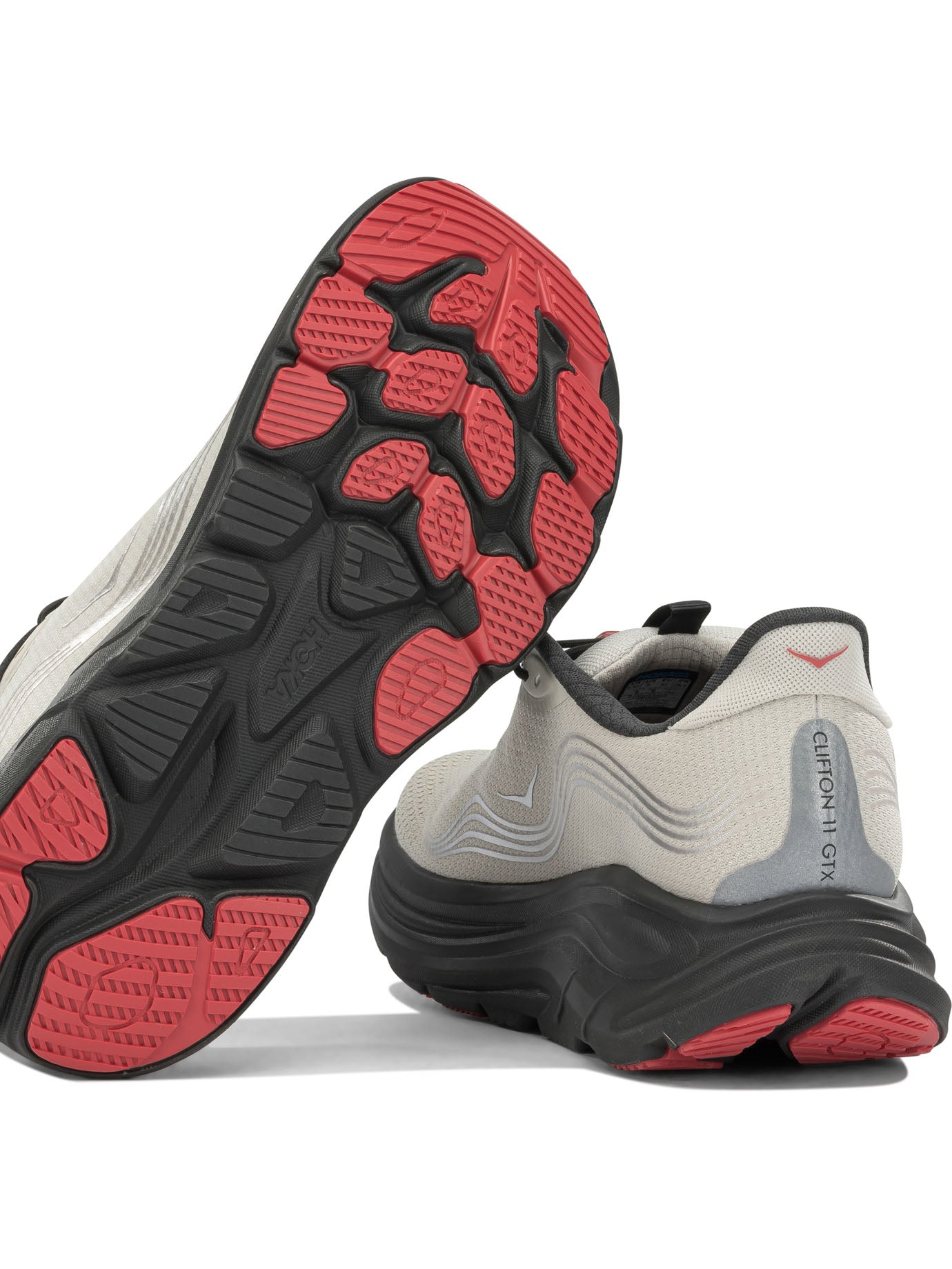 Hoka "Clifton 11 GTX" Low-Top Sneakers - Grey
