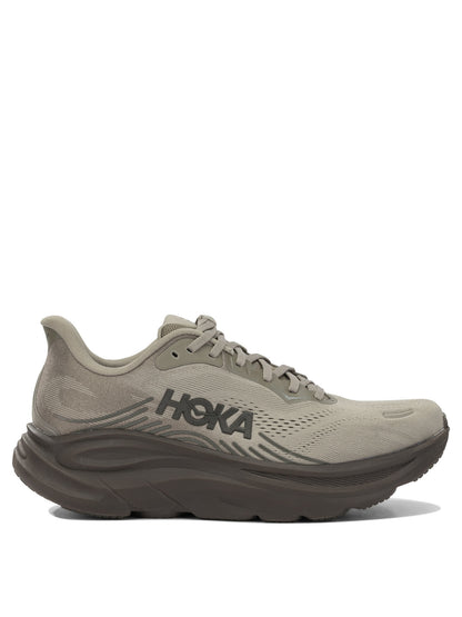 Hoka "Clifton UTL" Low-Top Sneakers - Grey