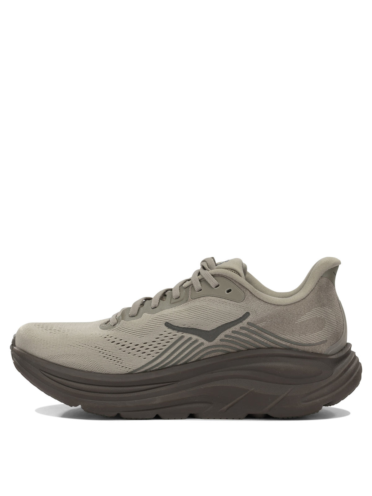 Hoka "Clifton UTL" Low-Top Sneakers - Grey