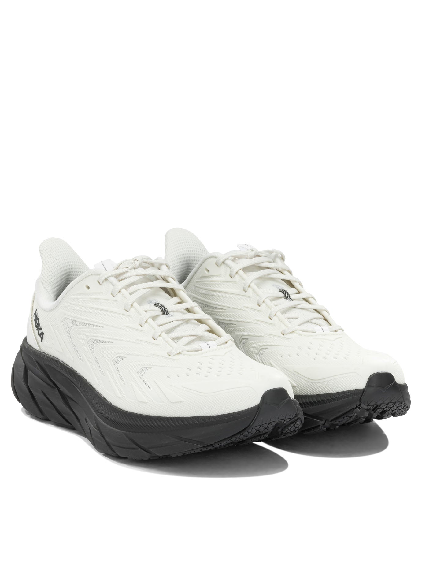 Hoka "Clifton UTL" Low-Top Sneakers - White