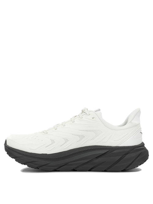 Hoka "Clifton UTL" Low-Top Sneakers - White