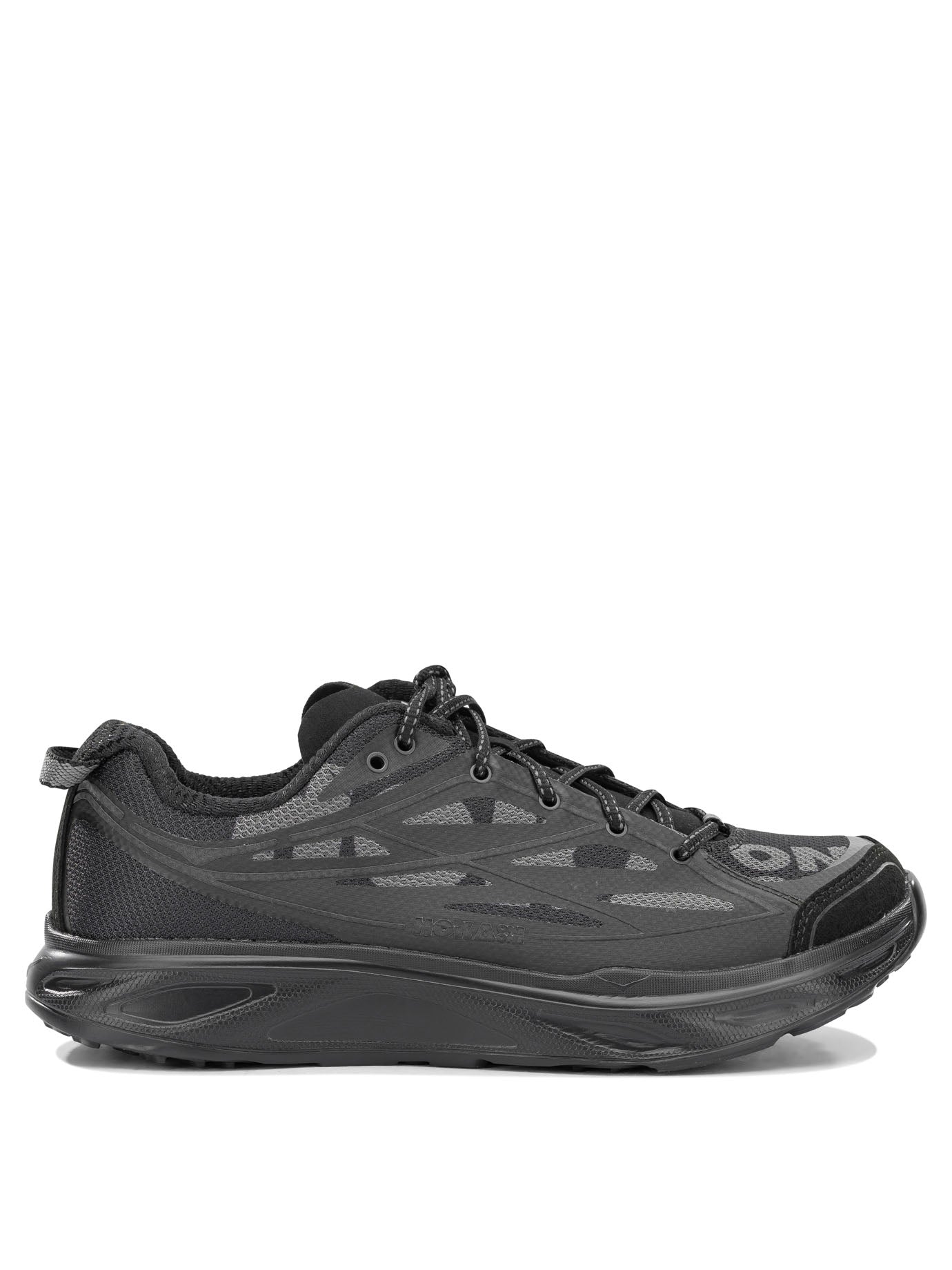 Hoka "Huaka Pro" Low-Top Sneakers - Black