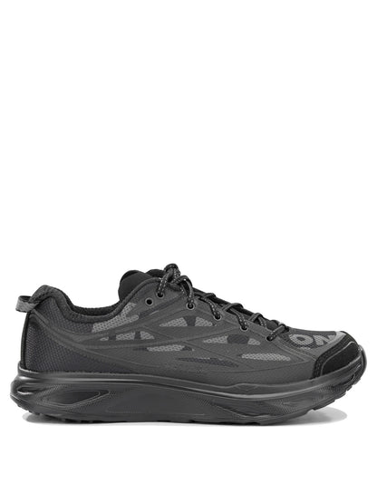 Hoka "Huaka Pro" Low-Top Sneakers - Black