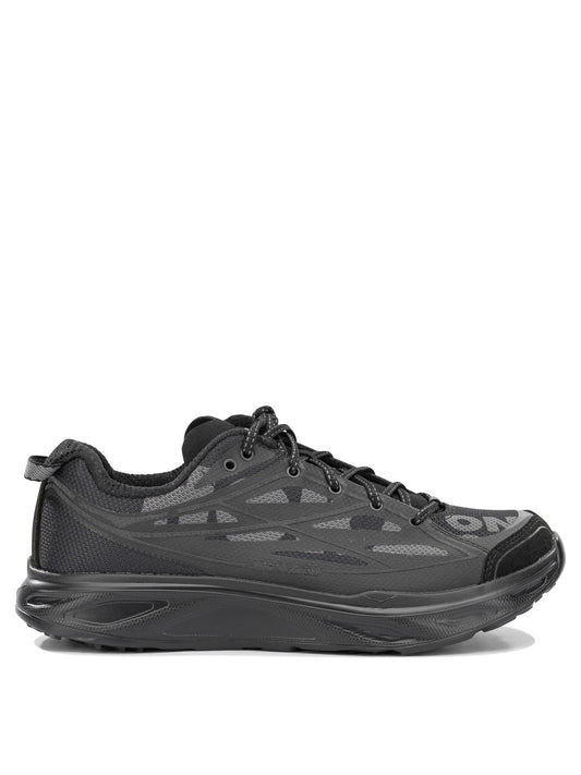 Hoka "Huaka Pro" Low-Top Sneakers - Black