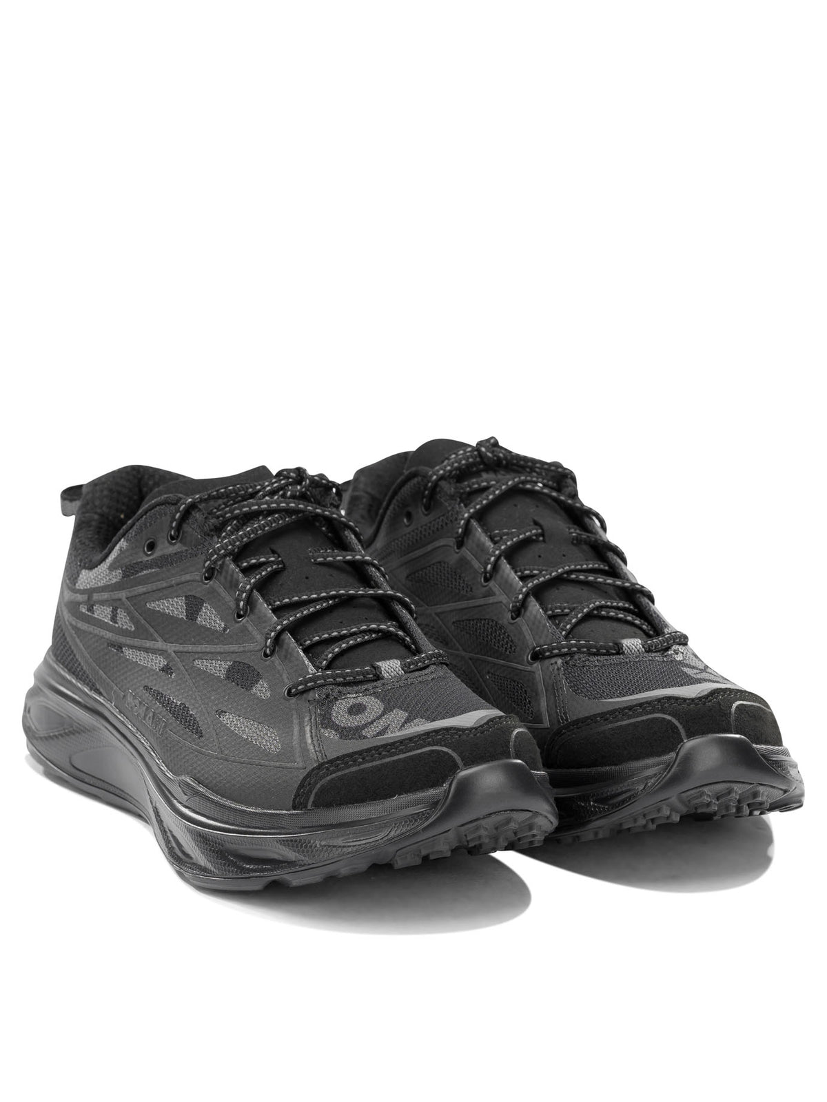 Hoka "Huaka Pro" Low-Top Sneakers - Black