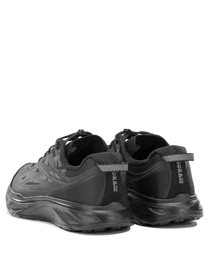 Hoka "Huaka Pro" Low-Top Sneakers - Black