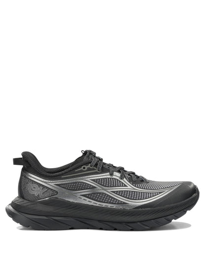 Hoka "Mach Remastered Aura" Low-Top Sneakers - Black