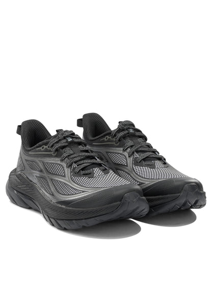 Hoka "Mach Remastered Aura" Low-Top Sneakers - Black