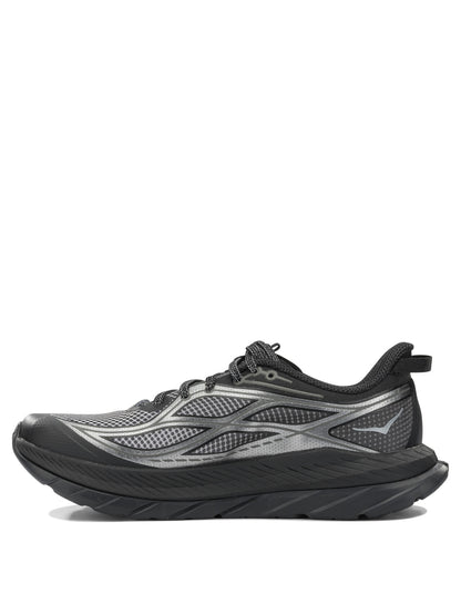 Hoka "Mach Remastered Aura" Low-Top Sneakers - Black