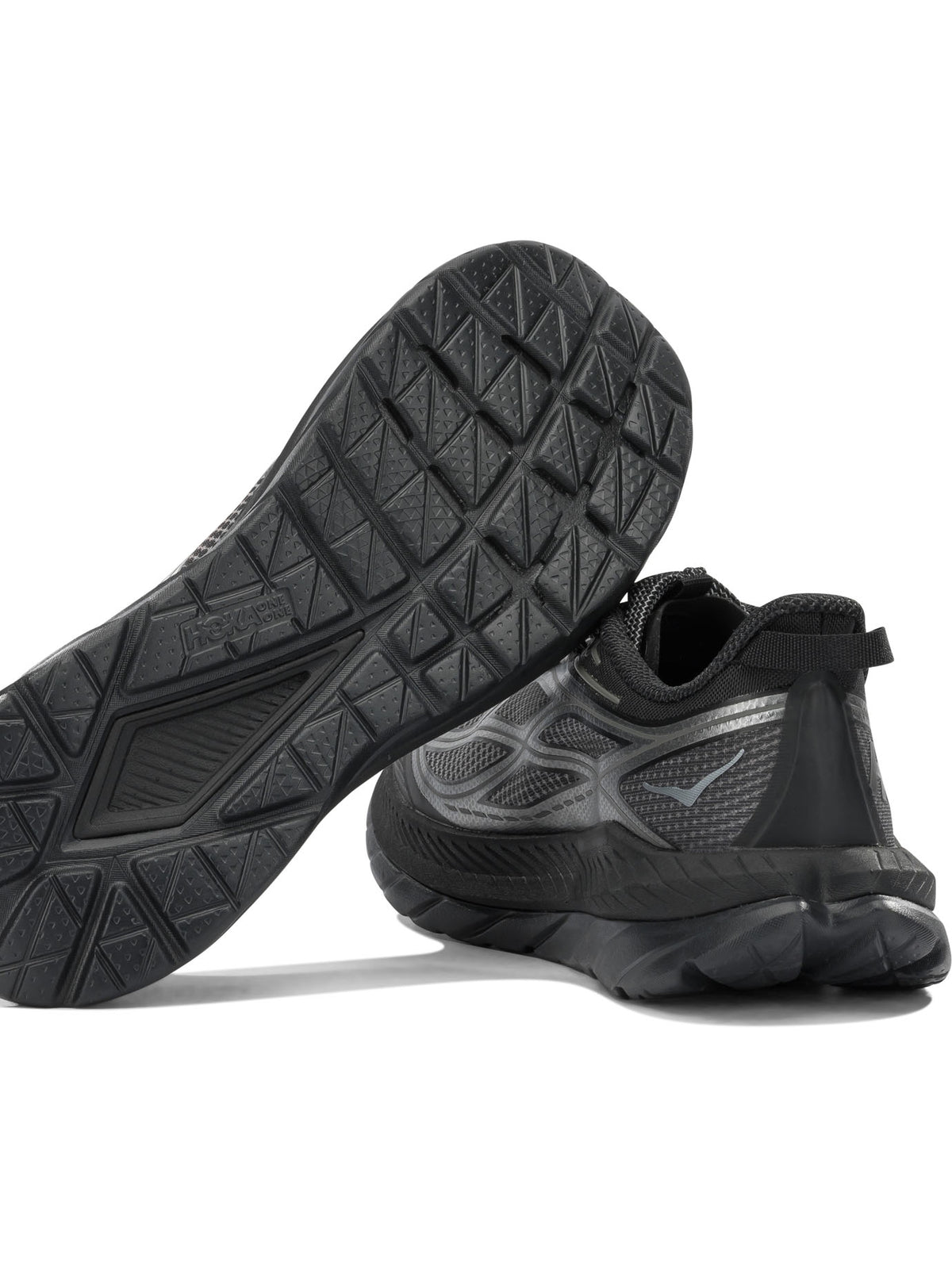 Hoka "Mach Remastered Aura" Low-Top Sneakers - Black