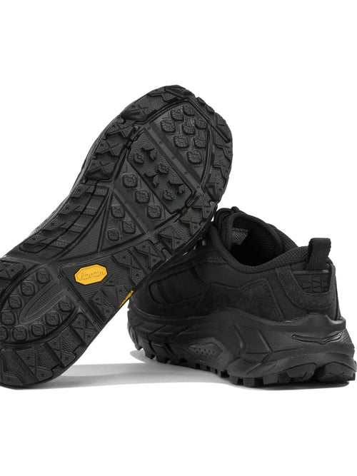 Hoka "Tor Summit FLD" Low-Top Sneakers - Black