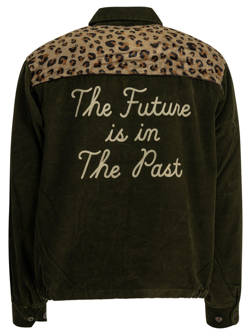 Human Made "Leopard" Overshirt Jacket - Green