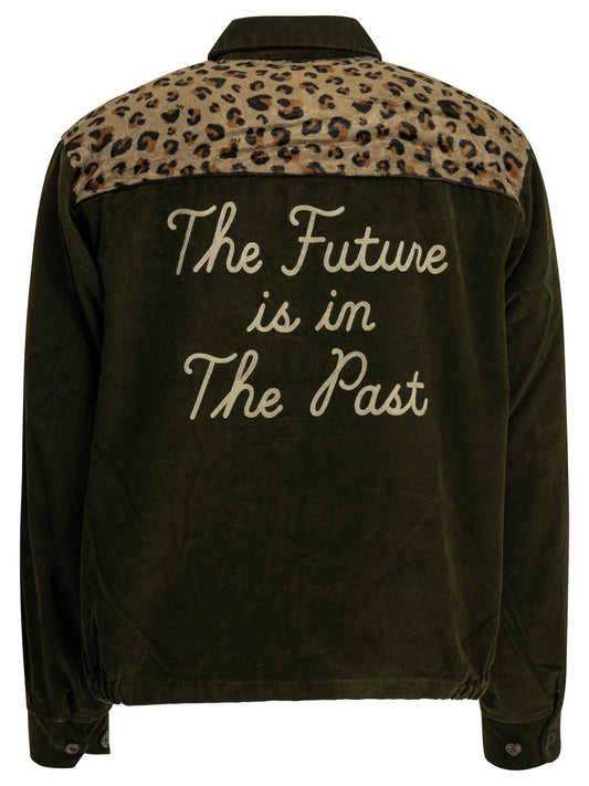 Human Made "Leopard" Overshirt Jacket - Green